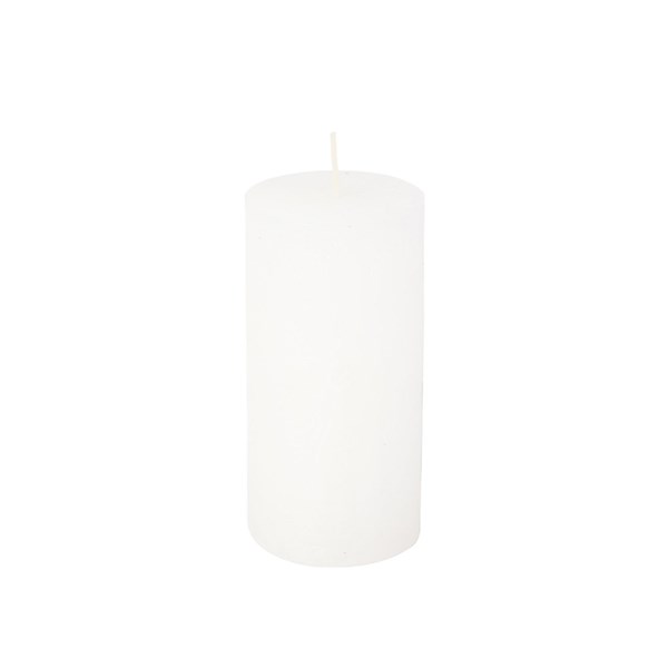 Ihr Cylinder Candle White Ø 7*14 cm - K 141490 