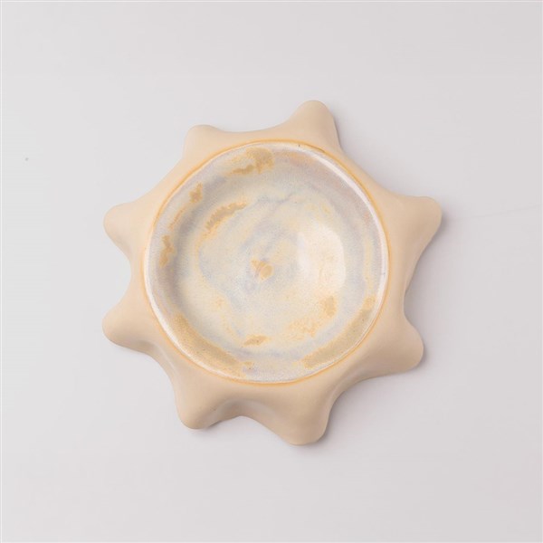 Büyük Etekli Tabak 2502.KREM 