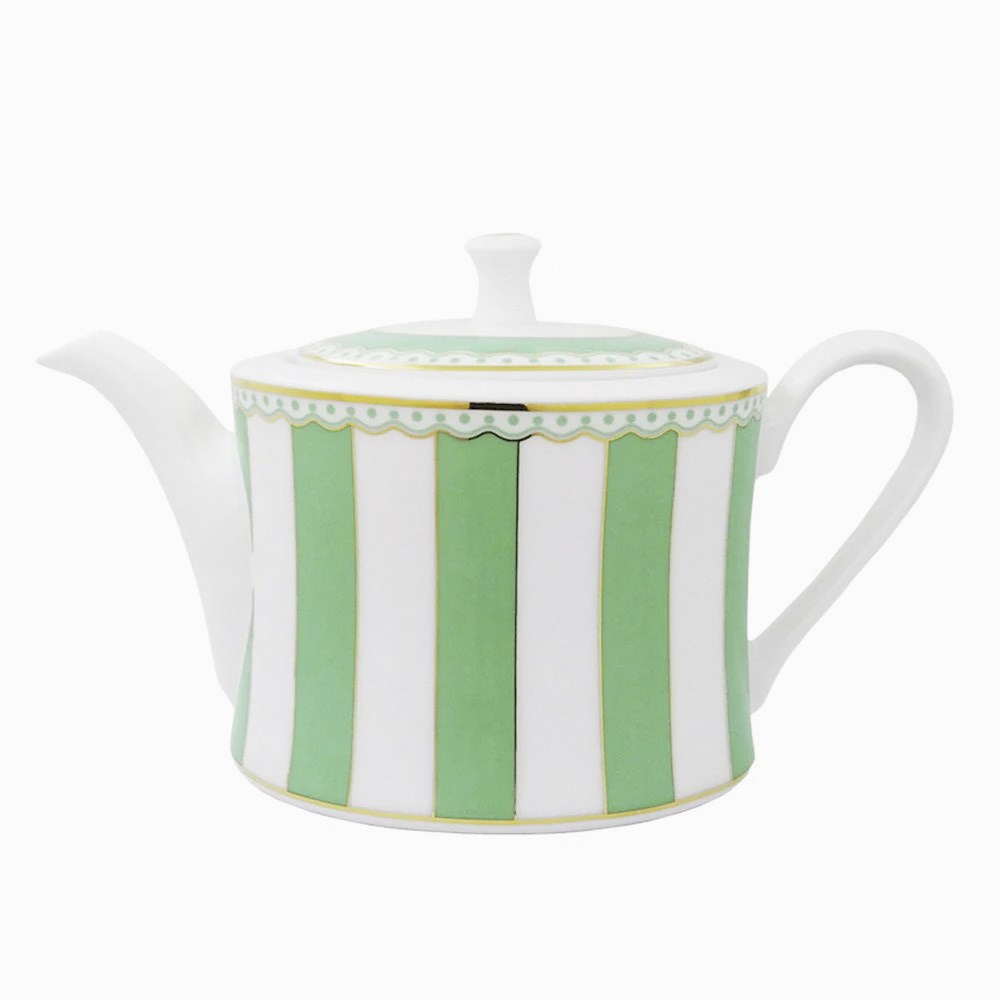 Noritake Carnivale Apple Green Teapot NK-M-252L T9113 