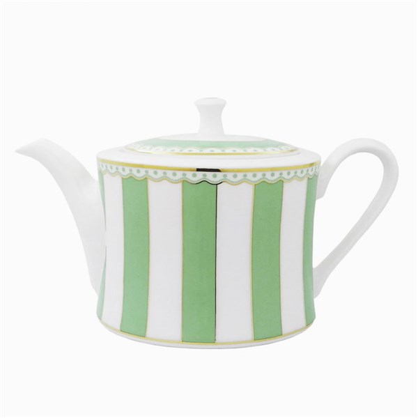 Noritake Carnivale Apple Green Teapot NK-M-252L T9113 