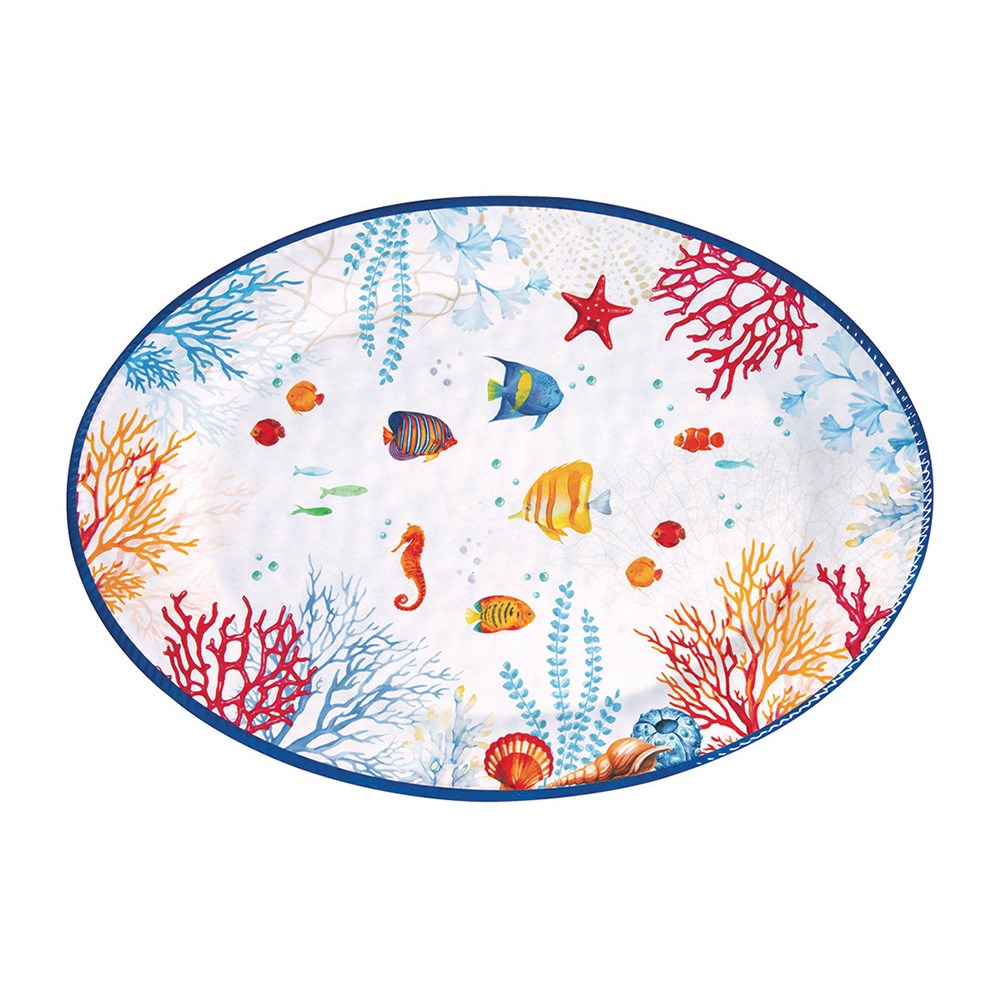 Melamin Oval Sunumluk 50*33,5 cm 2445 BORA 