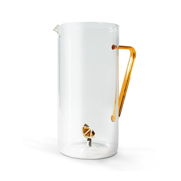 Borosilikat Cam Sürahi 1,2 L Portakal Dekor WD 0564ARA 