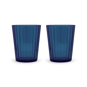 Akrilik Bardak Seti 370 ml 2'li Mavi WD 0406BL 