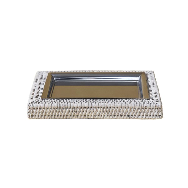 RTP-N-2W-221 Rattan Rectangular Key Holder Tray 