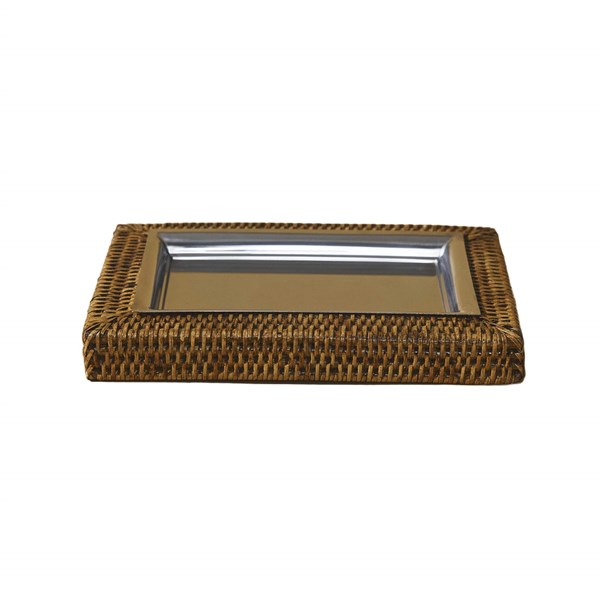 RTP-N-HB-224 Rattan Rectangular Key Holder Tray 
