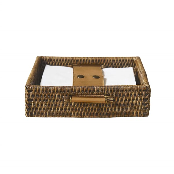 STT-N-MB-238 Rattan Square Napkin Holder 