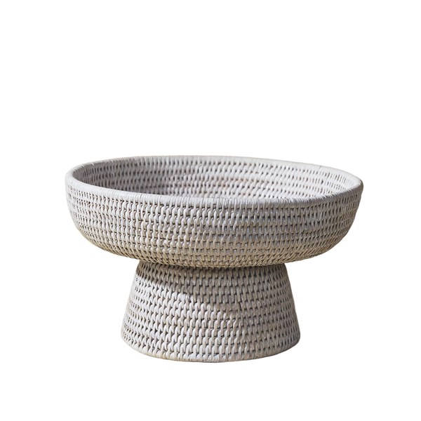 KZ-FB-N-2W-053 Minimal Rattan Meyve Kasesi 