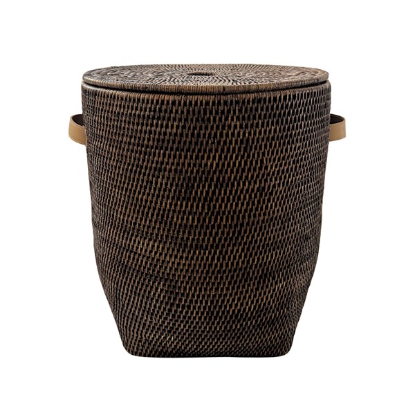 KZ-LB-N-DB-141 Uzun Kapaklı Rattan Sepet 